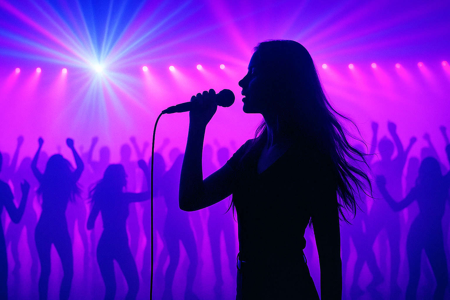 Studio-Atmosphäre mit Lichtstimmung